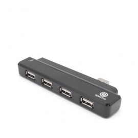 HUB USB 2.0 SPECTRA (4 PUERTOS, CONECTOR MOVIBLE)