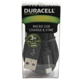 CABLE MICRO USB .91M DURACELL