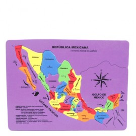 MAPA DE LA REPUBLICA MEXICANA TAMANO CARTA
