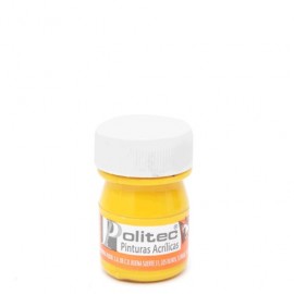 PINTURA ACRILICO POLITEC AMARILLO MEDIO No318 20ML