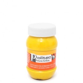 PINTURA ACRILICA POLITEC AMRILLO MEDIO No318 100ML