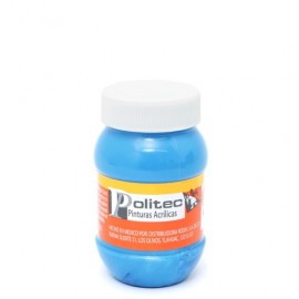 PINTURA ACRILICA POLITEC AZUL CELESTE No313 250ML