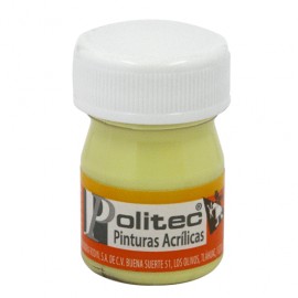 PINTURA ACRILICA AMARILLO PASTEL 20ML