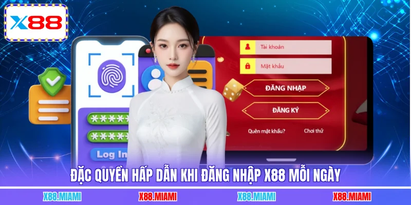 Đặc quyền hấp dẫn khi đăng nhập X88 mỗi ngày