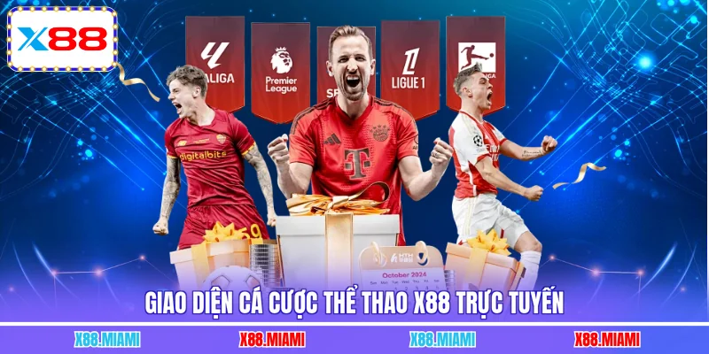 Giao diện cá cược thể thao X88 trực tuyến